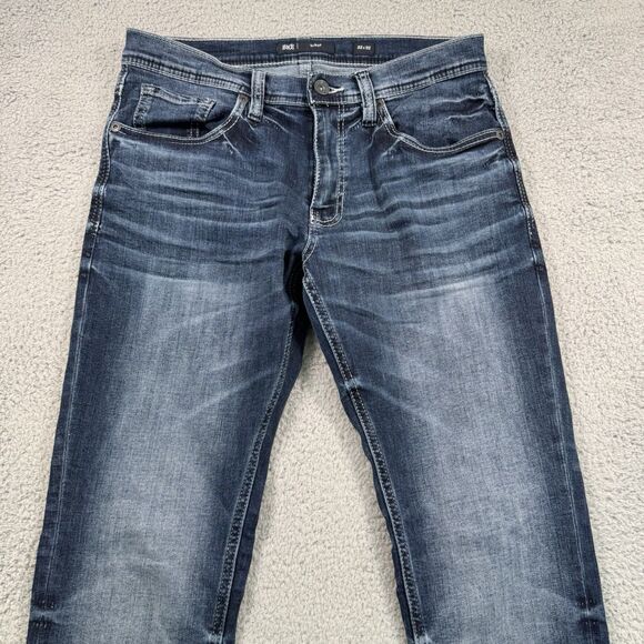 BKE Mason Jeans Mens 32x32 Blue Slim Fit Medium Wash Denim Stretch - Picture 2 of 11